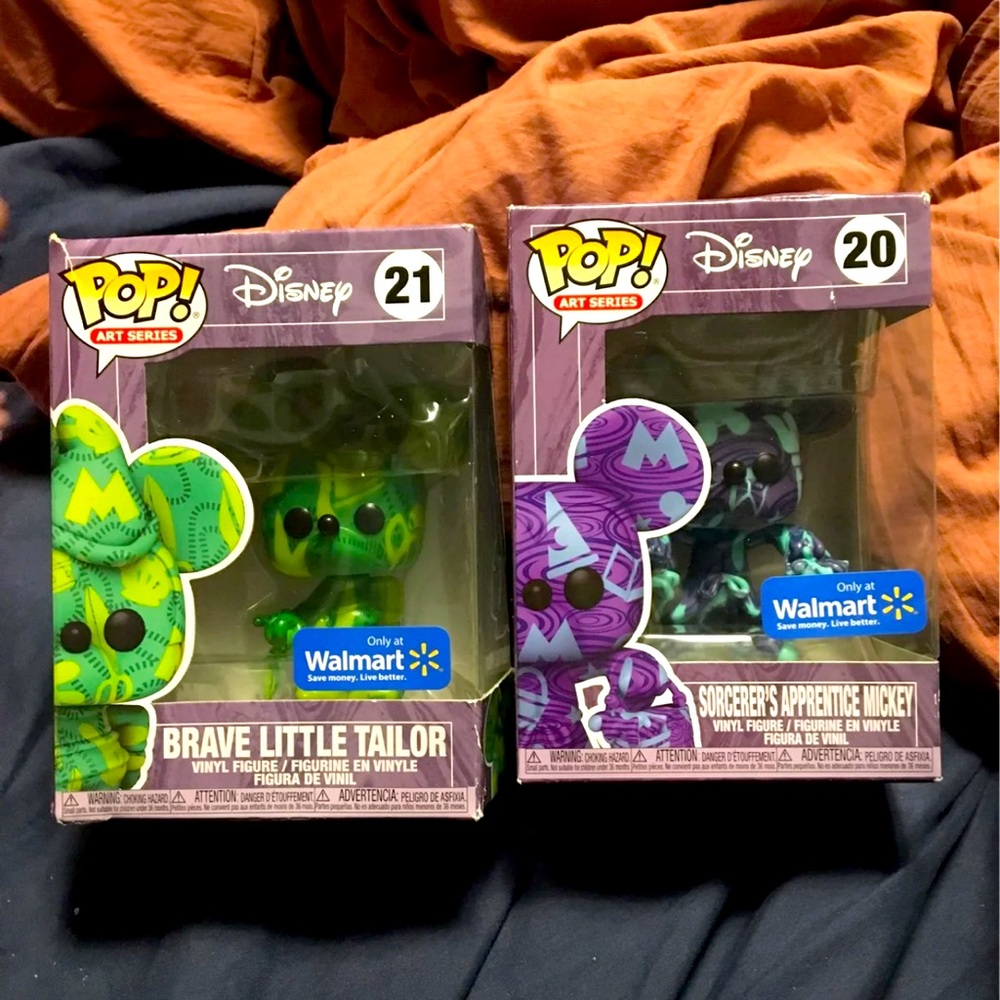 New Funko Pop Artist Series Apprentice Mickey and Brave Little Tailor.